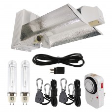 Hydro Crunch™ 630-Watt Ceramic Metal Halide CMH Open Style Dual Lamp Complete Grow Light System with Lamps   565840272